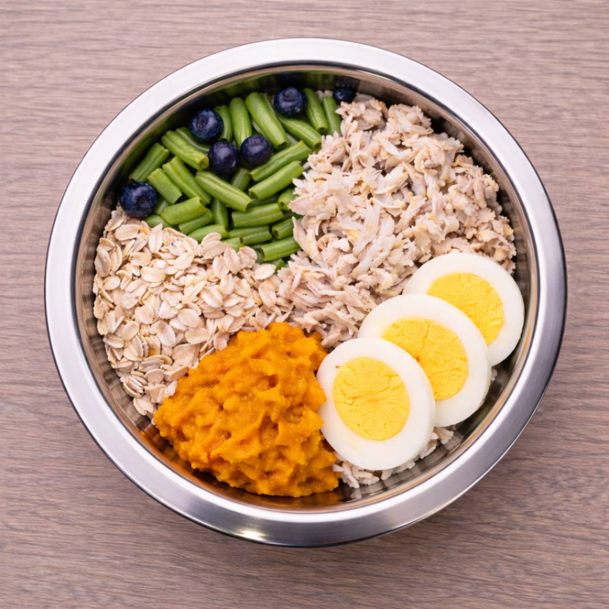 Medium / Large – Chicken, Egg & Oats (7‑Meal Pack)